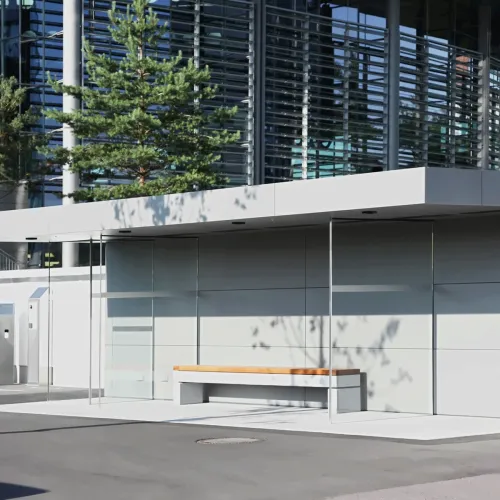 Refugio de lanzadera Autostadt Wolfsburg 01